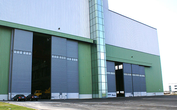 機(jī)庫(kù)柔性大門堆積門